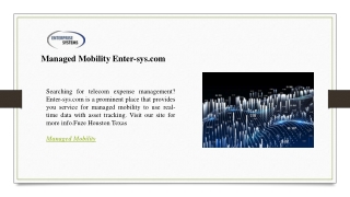 Managed Mobility Enter-sys.com