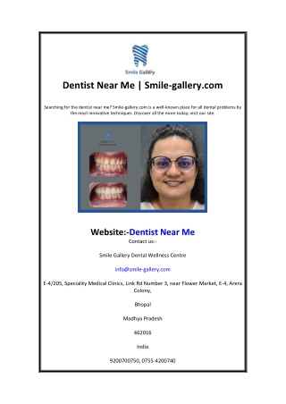 Dentist Near Me  Smile-gallery.com