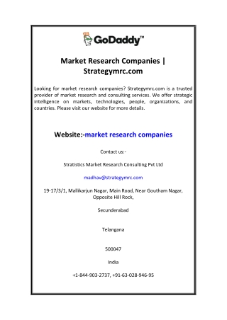 market research companies