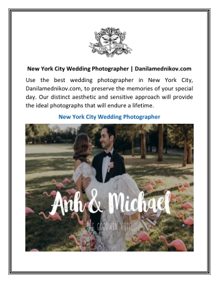 New York City Wedding Photographer | Danilamednikov.com