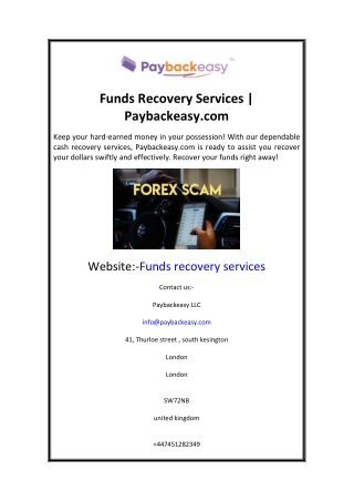 Funds Recovery Services Paybackeasy.com