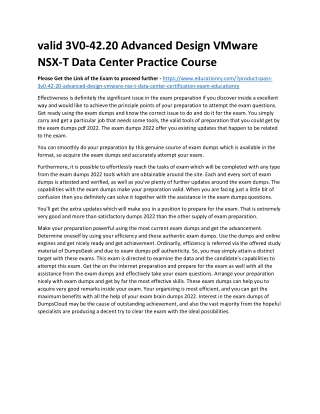 3V0-42.20 Advanced Design VMware NSX-T Data Center