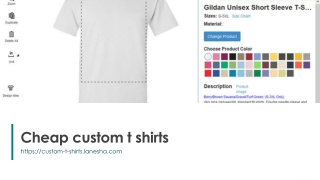 Cheap custom t shirts