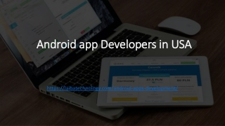 Android app Developers in USA