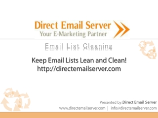 best Email List Cleaning Service