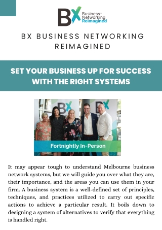 Set Your Business Up for Success with the Right Systems