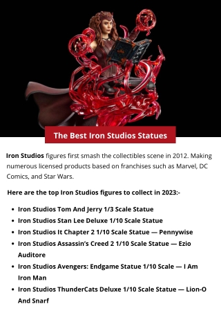 The Best Iron Studios Statues