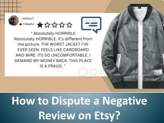 How to Dispute a Negative Review on Etsy