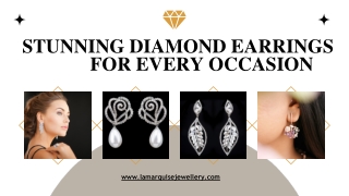 Stunning Diamond Earrings for Every Occasion