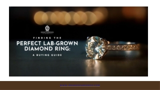 Lab Grown Diamond Ring - A buying Guide
