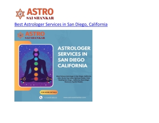 Best Astrologer Services in San Diego Cakifornia