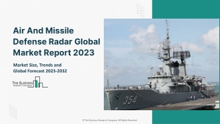 Air And Missile Defense Radar Global Market Report 2023 – Market Size, Trends, And Global Forecast 2023-2032