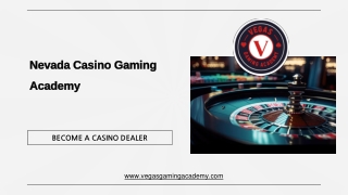 Nevada Casino Gaming Academy - Vegas Gaming Academy