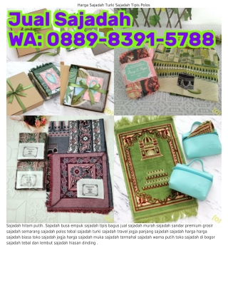 ౦889.8З9l.5788 (WA) Sajadah Wajah Harga Sajadah Turki Tebal