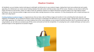 Shadow Creation