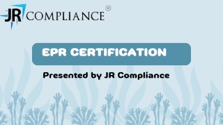 EPR CErTification