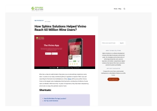 How Sphinx Solutions Helped Vivino Reach 60 Million Wine Users