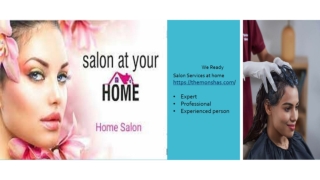 Salon services at home