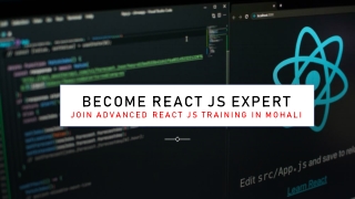 Best React JS Training in Mohali by Expert Developers