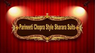 Parineeti Chopra Style Sharara Suits