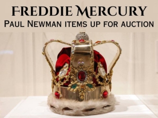 Freddie Mercury, Paul Newman items up for auction