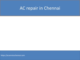 AC service in Chennai