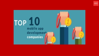 Top 10 Mobile App Development Companies in India