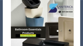 Bathroom Essentials Products - saniterica