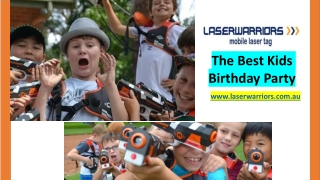The Best Kids Birthday Party - Laser Warriors