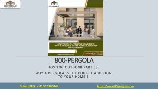 Hosting Outdoor Parties- Why a Pergola is the Perfect Addition to Your Home