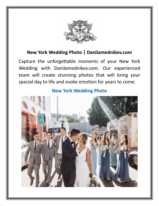 New York Wedding Photo | Danilamednikov.com