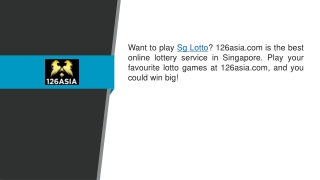 Sg Lotto 126asia.com