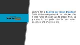 Booking Car Rental Dalaman  Carhiredalamanairport.co.uk