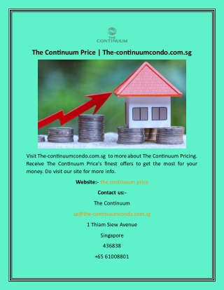 The Continuum Price  The-continuumcondo.com.sg