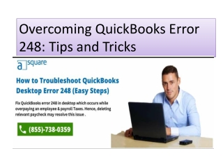 QuickBooks Error 248: How to Fix It Quickly