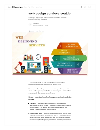 web design services seattle