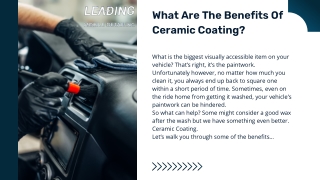 What Are The Benefits Of Ceramic Coating?