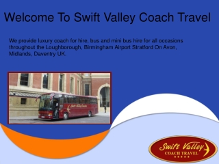 Luxury Coach Hire in Leicester