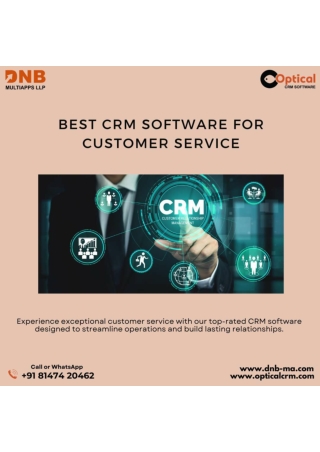 Best CRM Software for Customer Service | Optical CRM