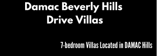 Damac Beverly Hills Drive Villas E-Brochure