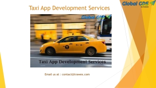 Taxi App Development Services