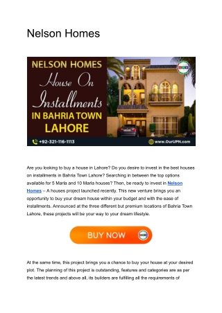 Nelson Homes