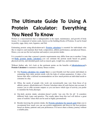 The Ultimate Guide to Using a Protein Calculator Everything You Need to Know.docx