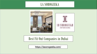 Best Fit Out Companies in Dubai