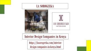 Interior Design Companies in Kenya