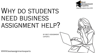 Why do students need business assignment help