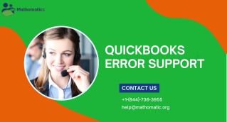 QuickBooks error support phone number  1-(844)-736-3955