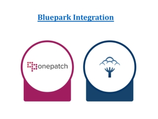 Bluepark Multi-Channel Integration | Ecommerce Software Solution | OnePatch
