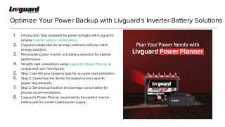 Optimize Your Inverter Battery Solutions