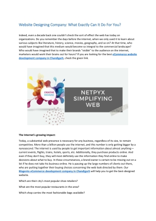 Website Designing Company
